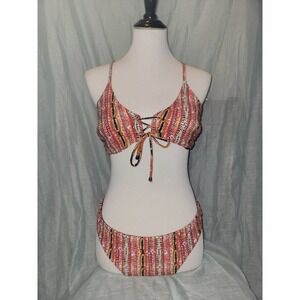 Boho Aztec style bikini large